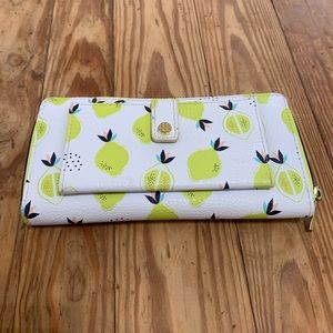 Faux Leather Lemon Wallet